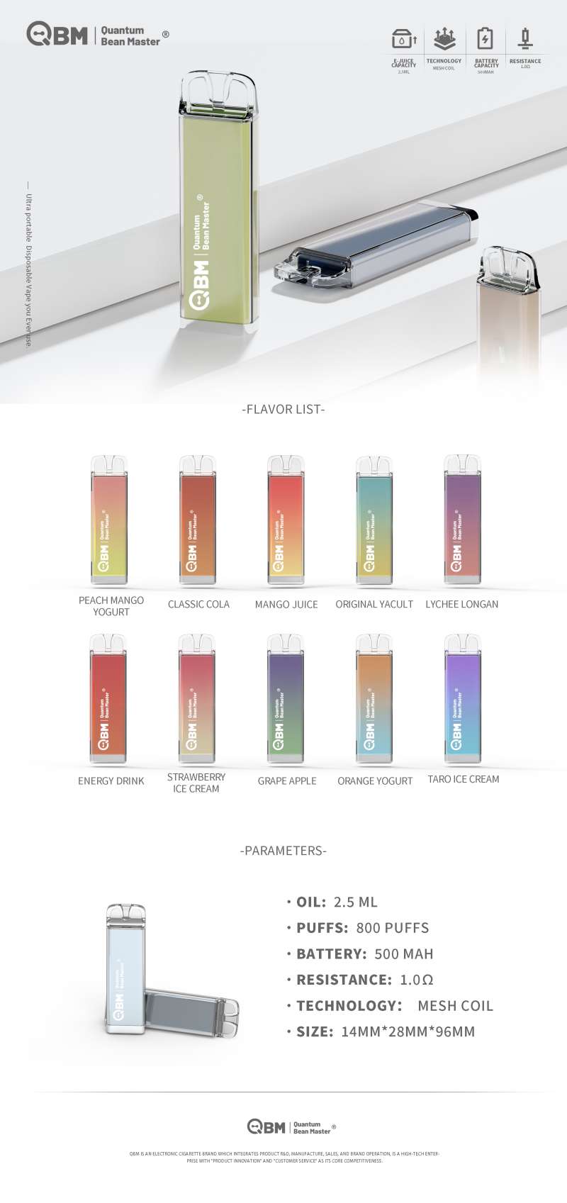 QBM 800 PUFF QBM 800 PUFF