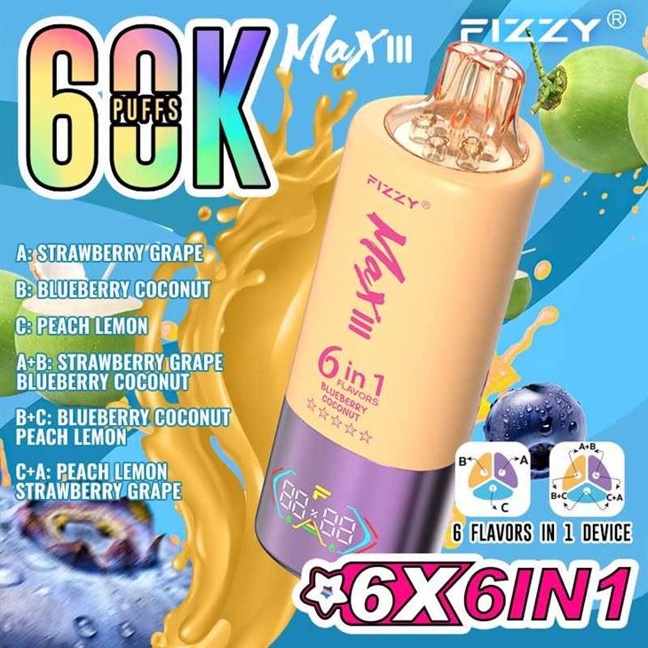 Fizzy MAX III 60K 6 in 1