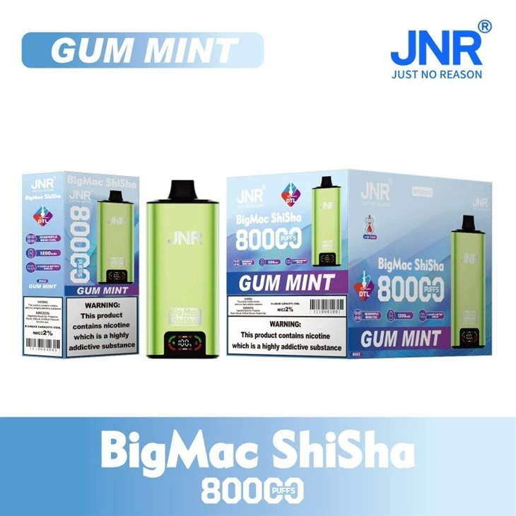 JNR Big Mac Shisha 80000 Puffs high quality JNR Big Mac Shisha 80000 Puffs high quality