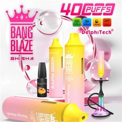 Jaký druh elektronické cigarety je Bang Blaze Shishia 40000?