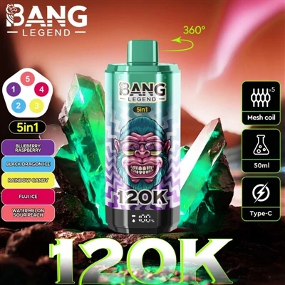 BANG LEGEND 120K, ať zažijete ten největší požitek