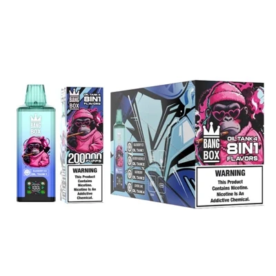 BANG BOX 200K jednorázové vape – preferovaná volba pro vysokokapacitní, dobíj...