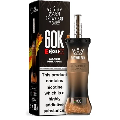AL Fakher Crown Bar EHOSE X 60K: Nová vyzrálá forma vysokokapacitního jednorá...