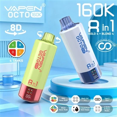 Více příchutí, bez kompromisů: Jak Vapen Octo 160K 8v1 předefinuje zážitek z ...