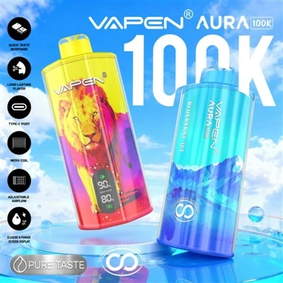 VAPEN AURA 100000: Když jednorázové e-cigarety vstupují do éry „skutečně dlou...