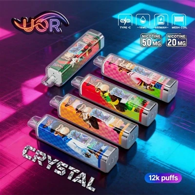 UOR CRYSTAL 12K: Profesionální zkušenost s jednorázovým vape