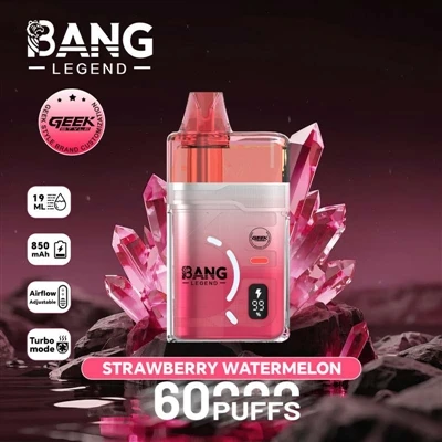 BANG LEGEND 60K: Váš nový trend v oblasti e-cigaretového životního stylu