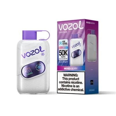 VOZOL STAR CLICK 50000: Nové měřítko pro jednorázové E-cigarety