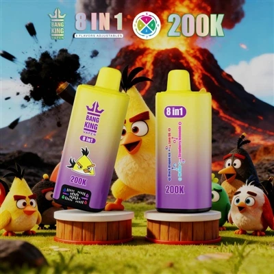 BANG KING VAPEN 8IN1 200K: Nový E-cigaretový zážitek pro trendy mladé lidi