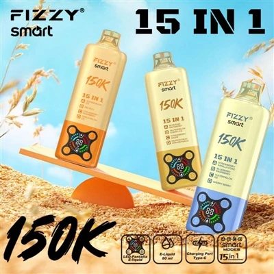 FIZZY SMART 15 IN 1 150K: Více než jen několik příchutí, odstraňuje „nudu“