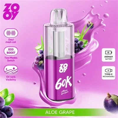 ZOOY Fizzy 60K: High-Puff Vapes vstupují do „éry vytrvalosti“