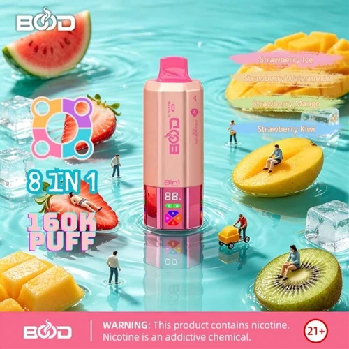 Bood Vasto 160K 8-v-1: Nový zástupce e-cigaret s více příchutěmi vstupuje do ...