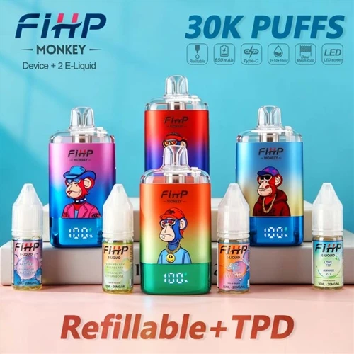 FIHP MONKEY 30K doplňovací vape: nová volba vyvažující dlouhou životnost bate...