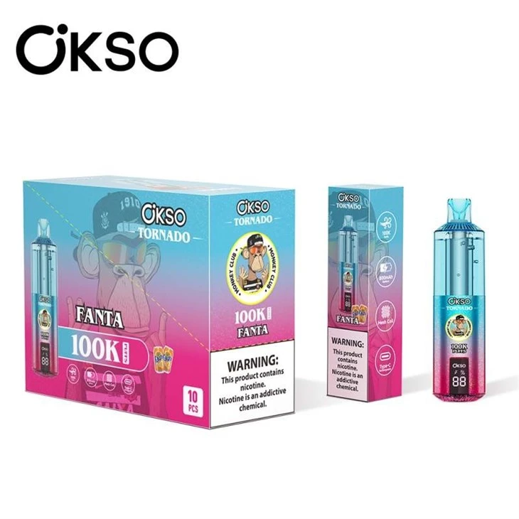 OKSO Tornado 100K Puffs factory OKSO Tornado 100K Puffs factory