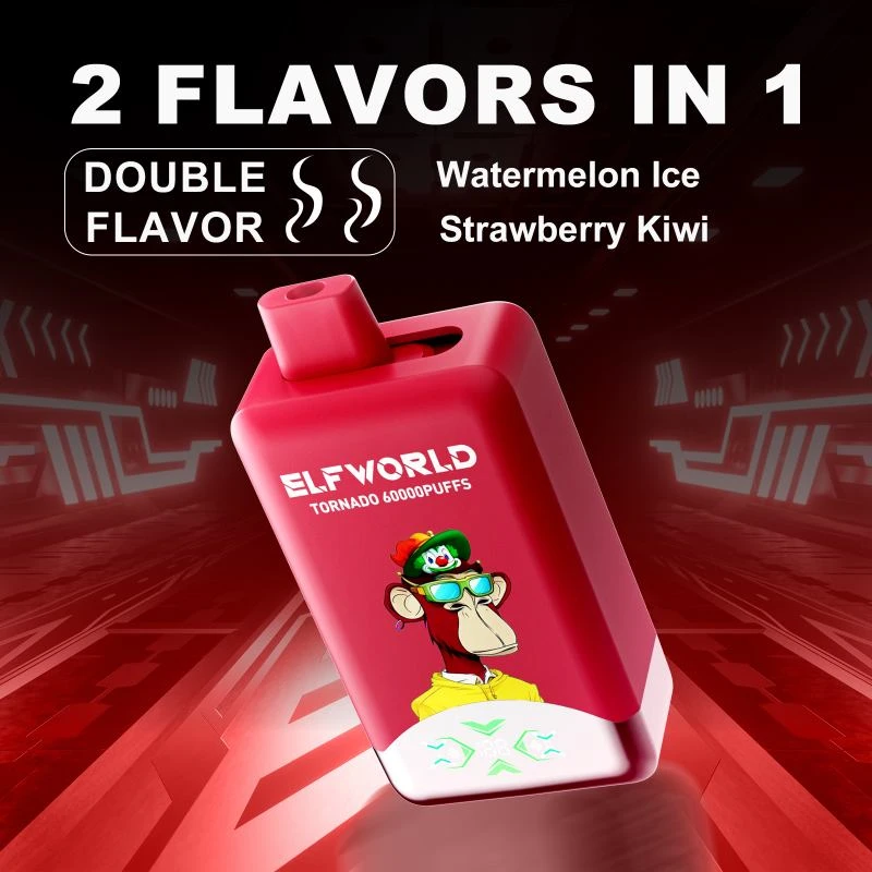 E40 Watermelon IceStrawberry KiwiELFWORLD TORNADO 60000 E40 Watermelon IceStrawberry KiwiELFWORLD TORNADO 60000
