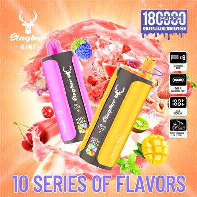 StagBar 180K Puff 6v1
