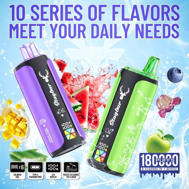 Stag Bar 6in1 180K Puffs Vape