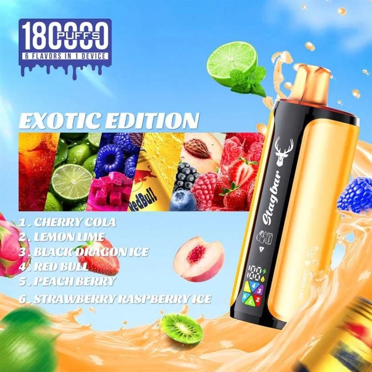 StagBar 6in1 180K Puffs Vape manufacturers