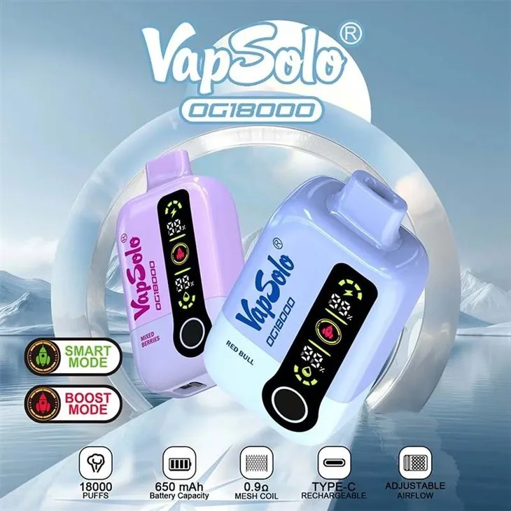Vapsolo-18k-Puffs-Dg-18000-Airflow-Adjust-Great-Flavors-Digital-Indicator-Disposable-Vapes-18000-Puff-Vapsolo DG 18000