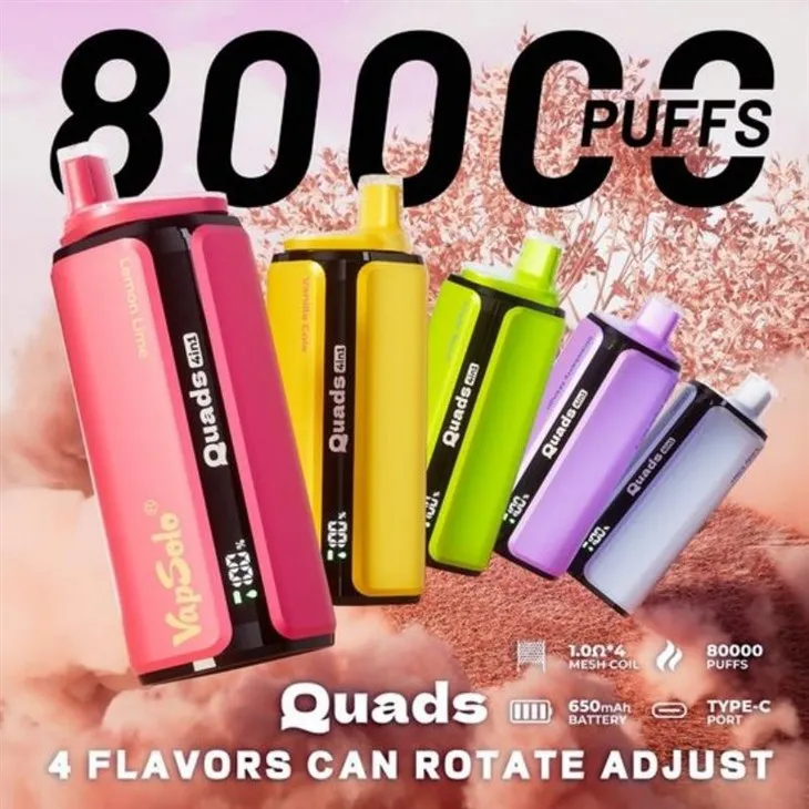 Vapsolo Quads 80000 Puffs high quality