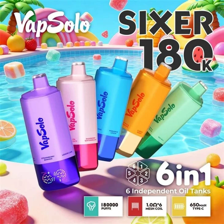 Vapsolo Sixer 180000 6in1 best