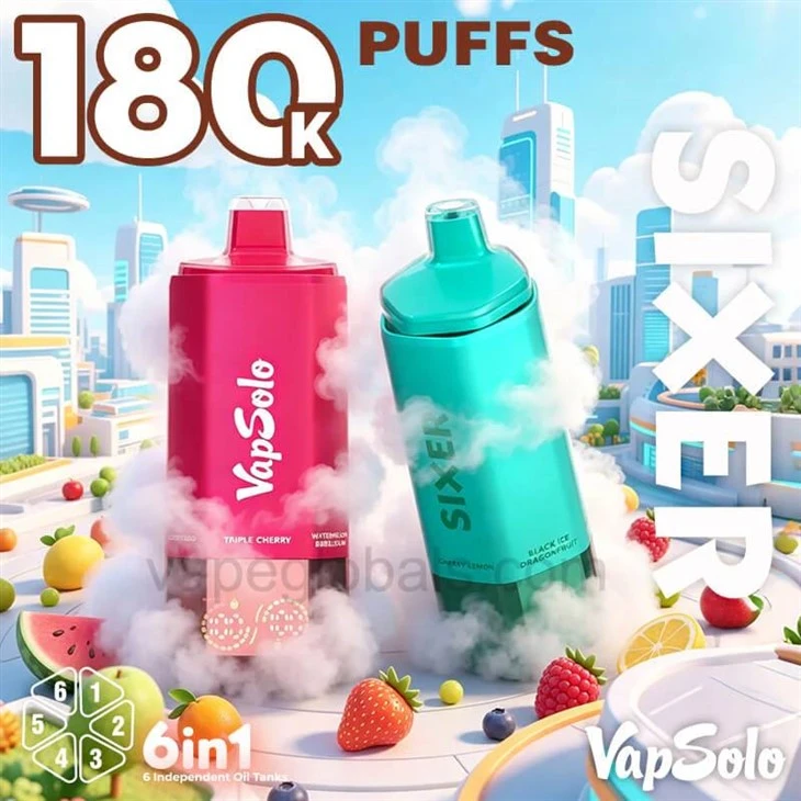 Vapsolo Sixer 180000 6in1
