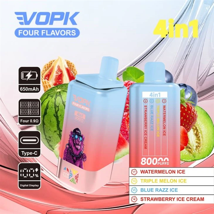 VOPK FOUR FLAVORS 80K PUFFS VOPK FOUR FLAVORS 80K PUFFS